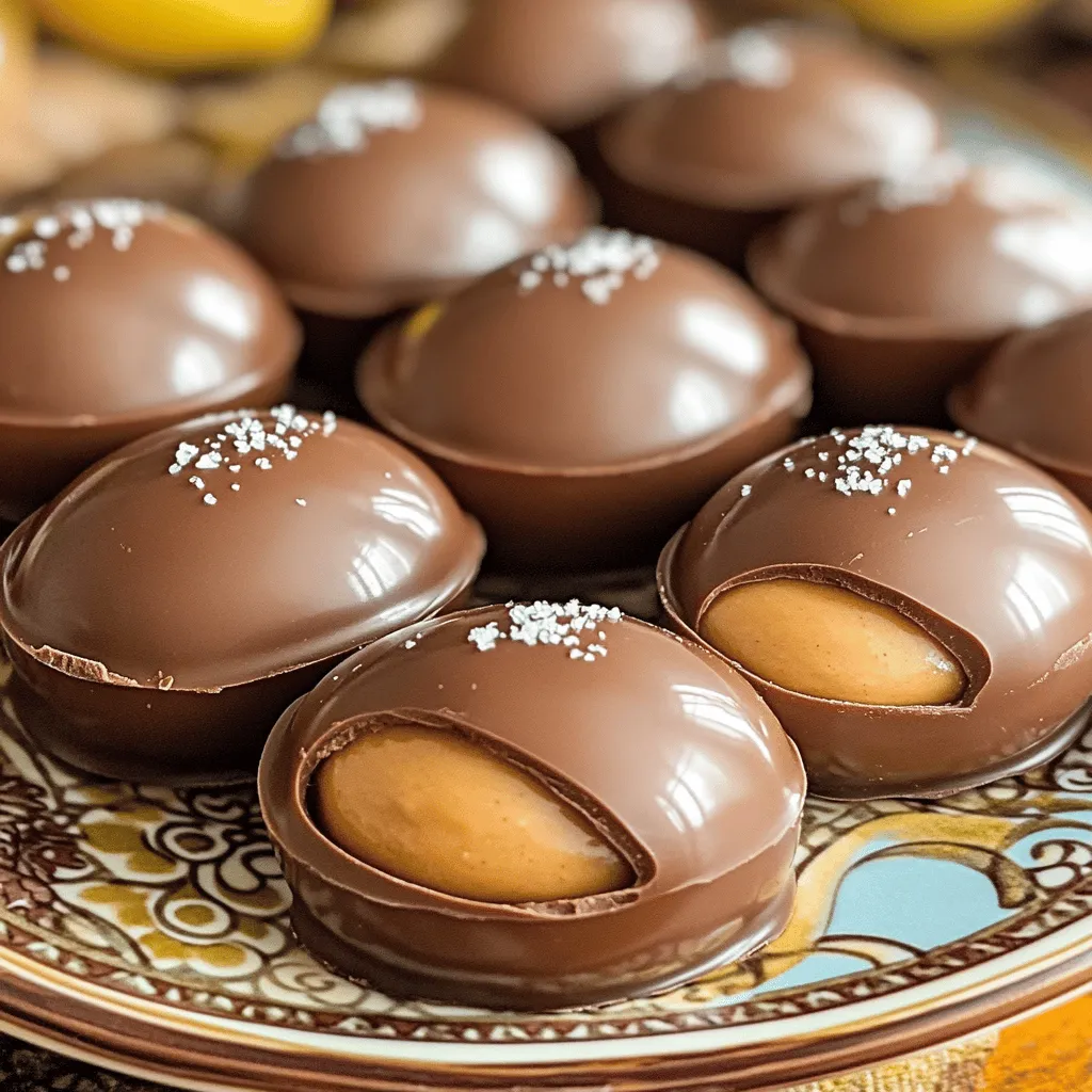 Homemade Chocolate Peanut Butter Eggs Irresistible Treat