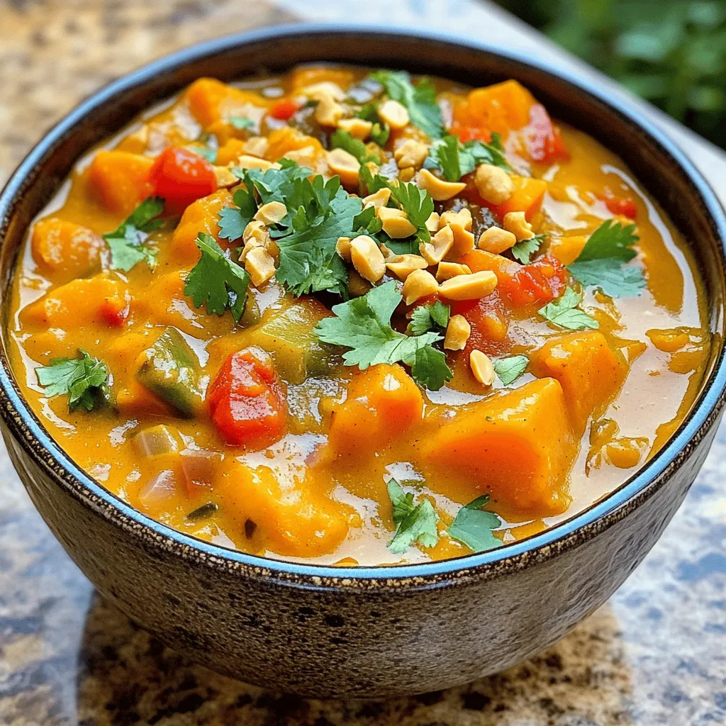 West African Peanut Stew (Maafe) Flavorful Comfort Dish