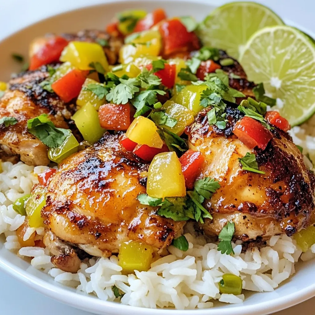 Caribbean Chicken and Rice Flavorful Comfort Meal