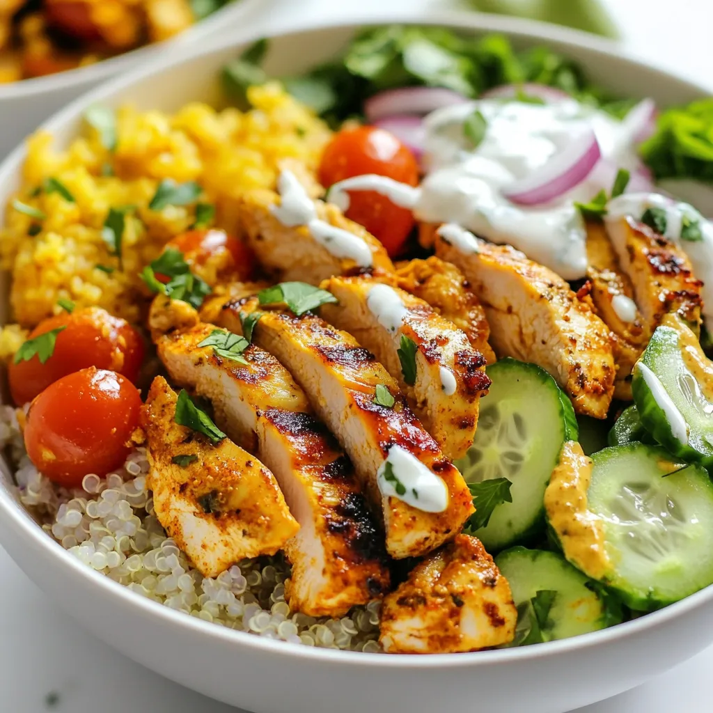 Chicken Shawarma Bowls Packed with Flavorful Goodness