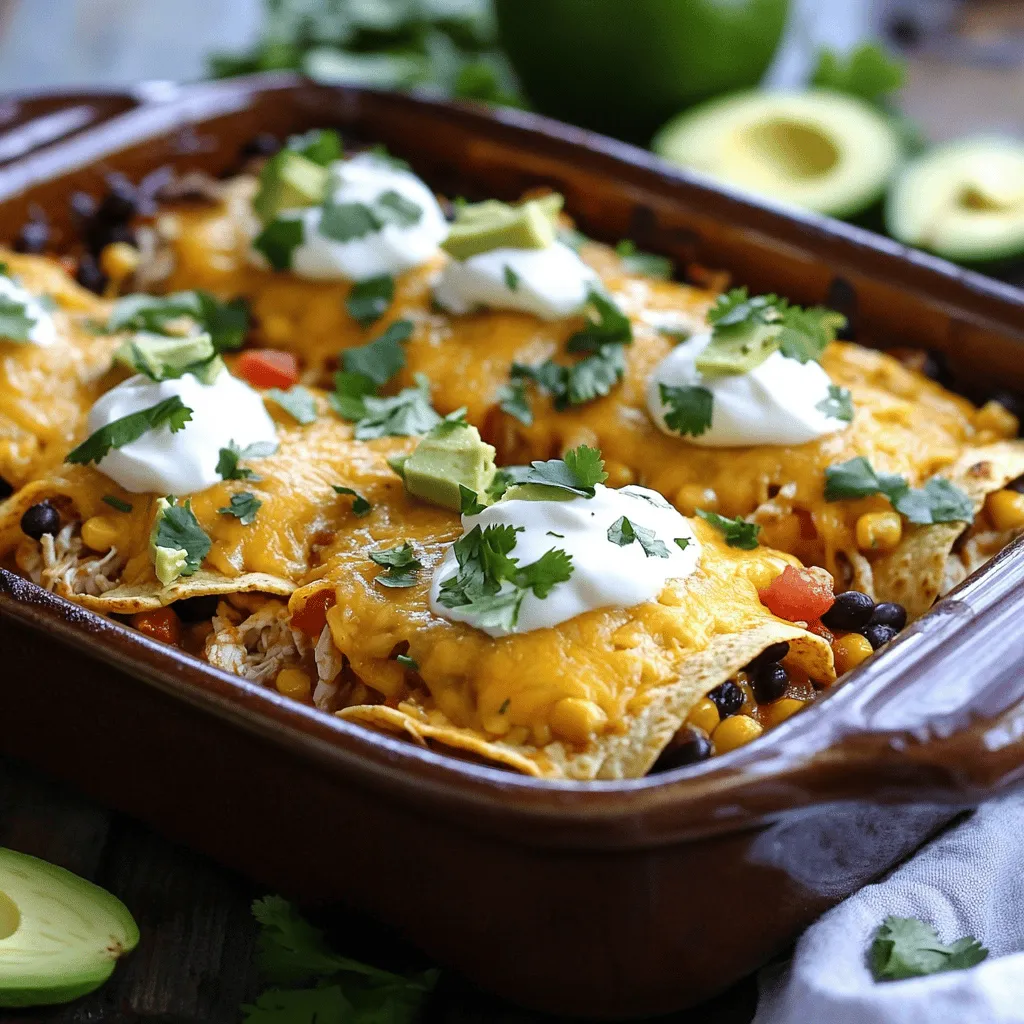 Delicious Chicken Tortilla Casserole Easy Family Meal