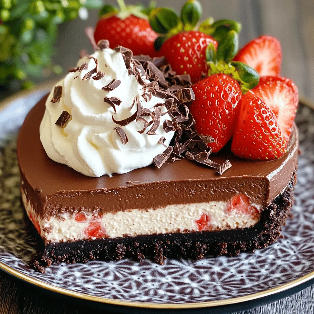 Chocolate Strawberry Cheesecake Delightful Dessert Recipe