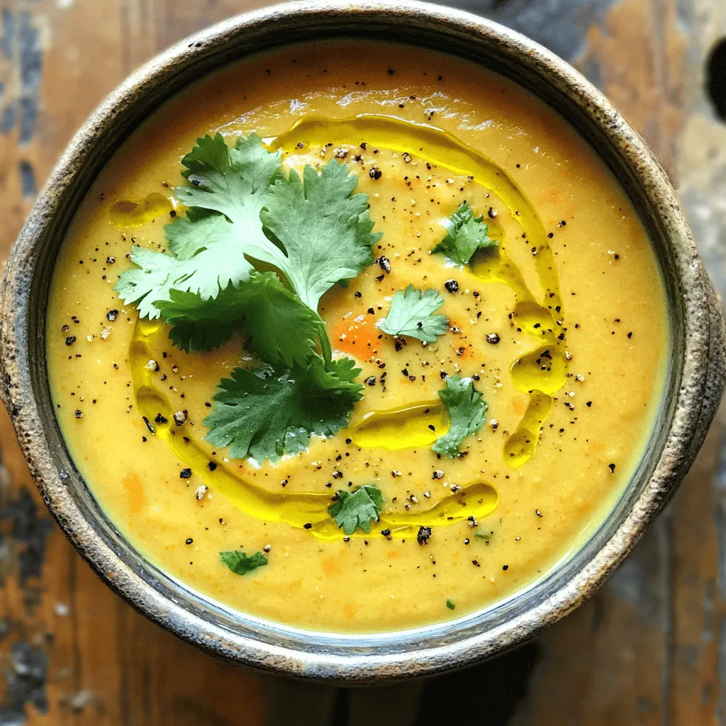 Cashew Carrot Ginger Soup Flavorful and Healthy Delight
