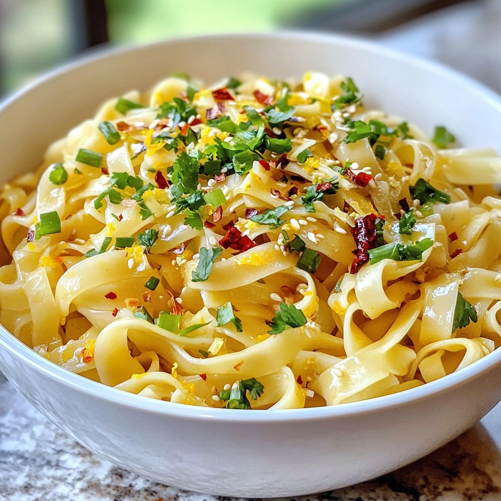 Chili Garlic Noodles Savory and Flavorful Delight