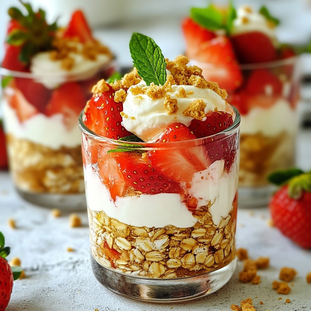 Strawberry Cheesecake Overnight Oats Easy and Tasty