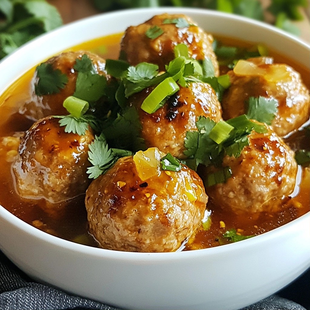 Spicy Instant Pot Szechuan Turkey Meatballs Delight