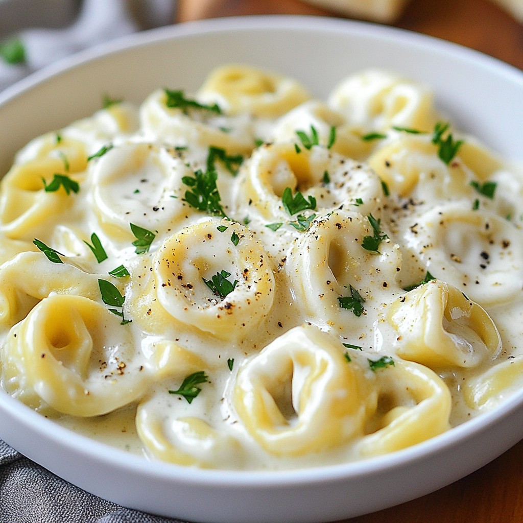 Decadent Instant Pot Alfredo Tortellini Easy Recipe