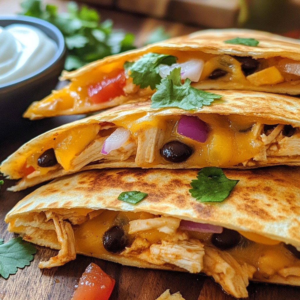 Tasty Chipotle Chicken Quesadillas Simple Recipe