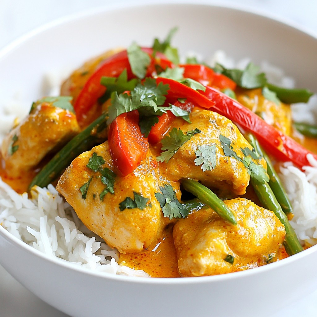 Spicy Instant Pot Coconut Curry Chicken Recipe