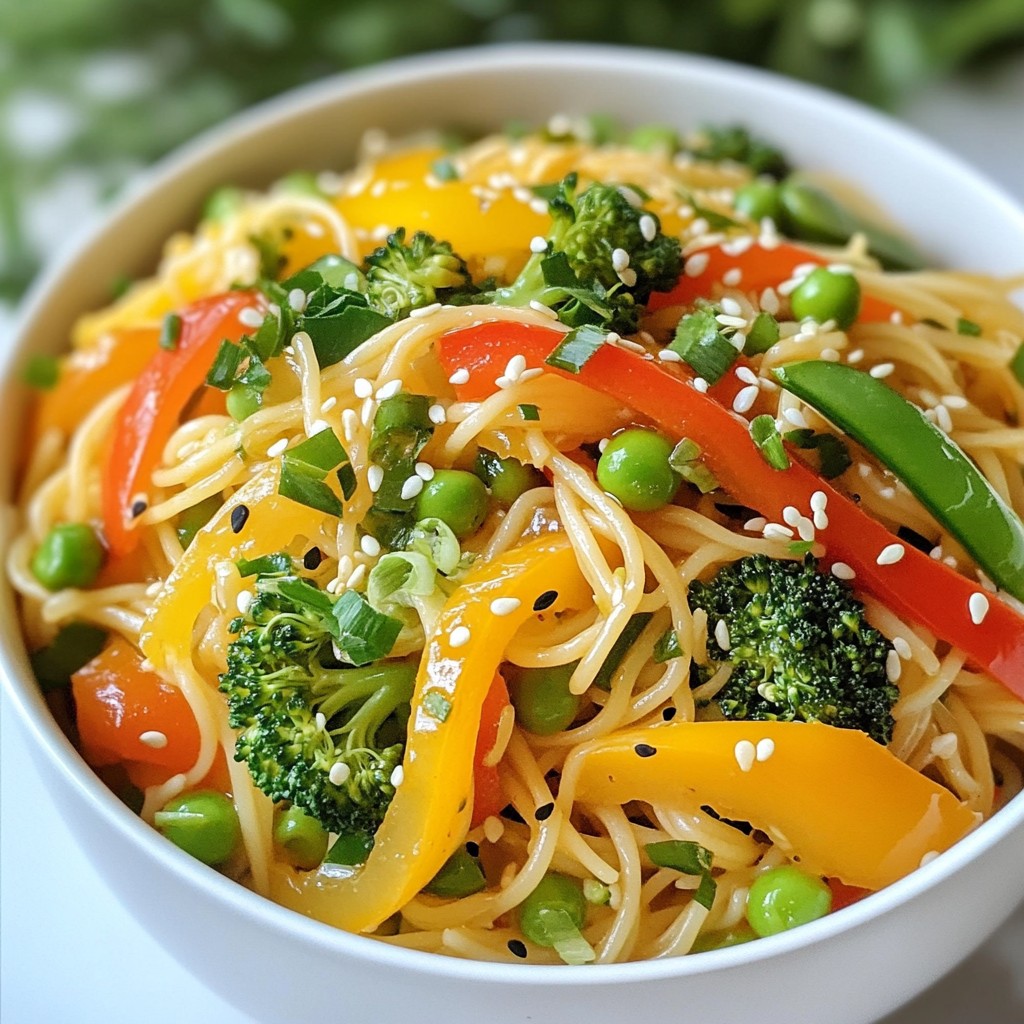Sesame Ginger Noodle Stir Fry Flavorful Meal Idea