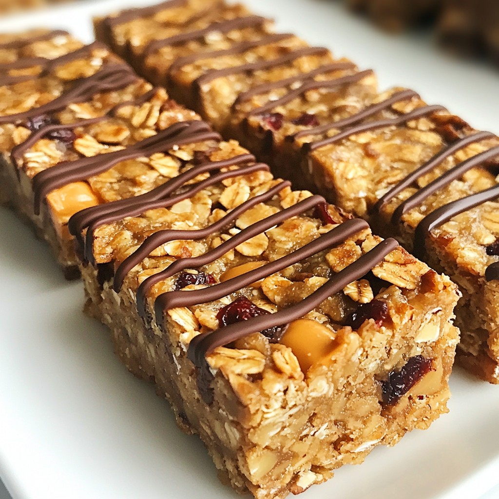 Peanut Butter Chocolate Chip Granola Bars Recipe