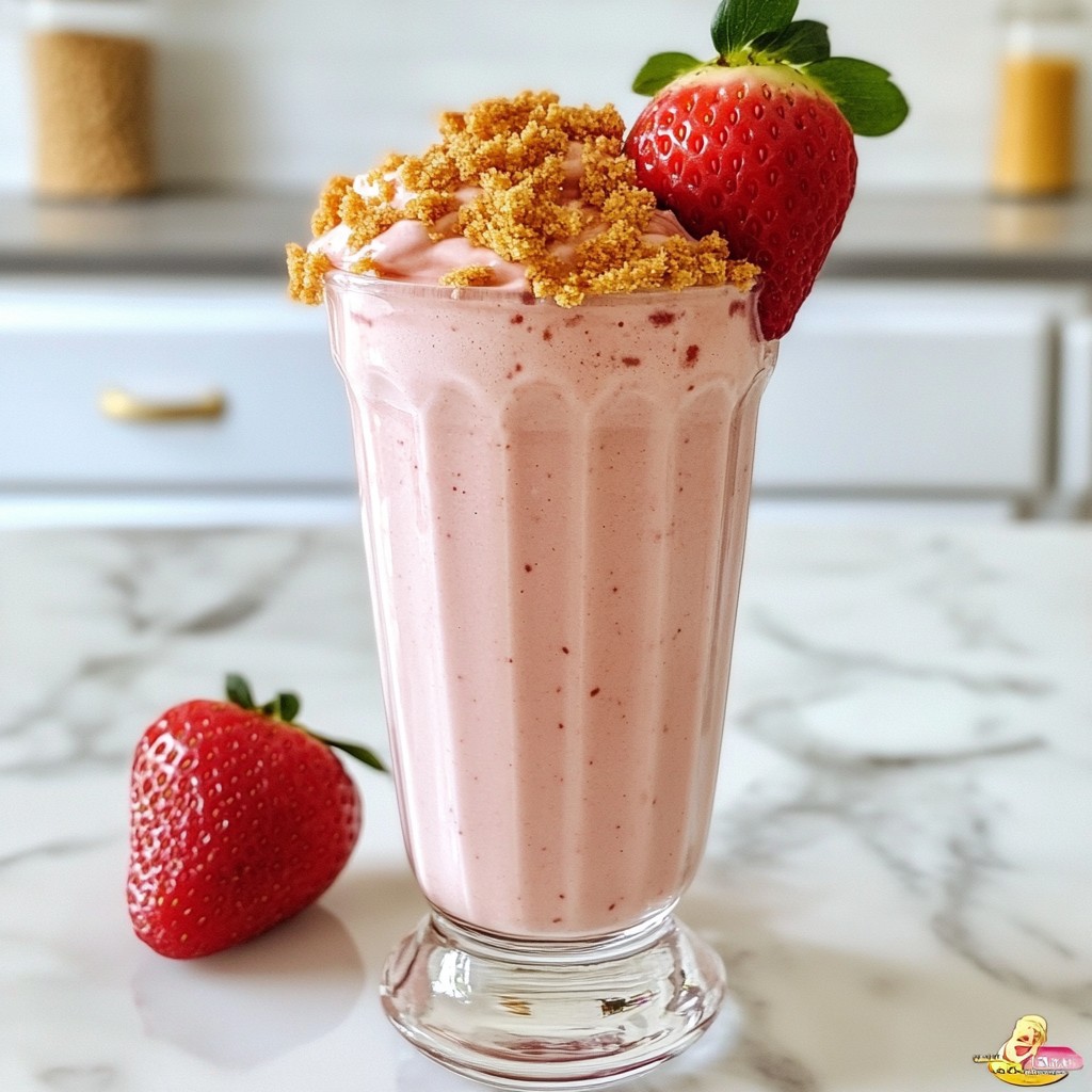Strawberry Cheesecake Smoothie Creamy and Delicious Treat