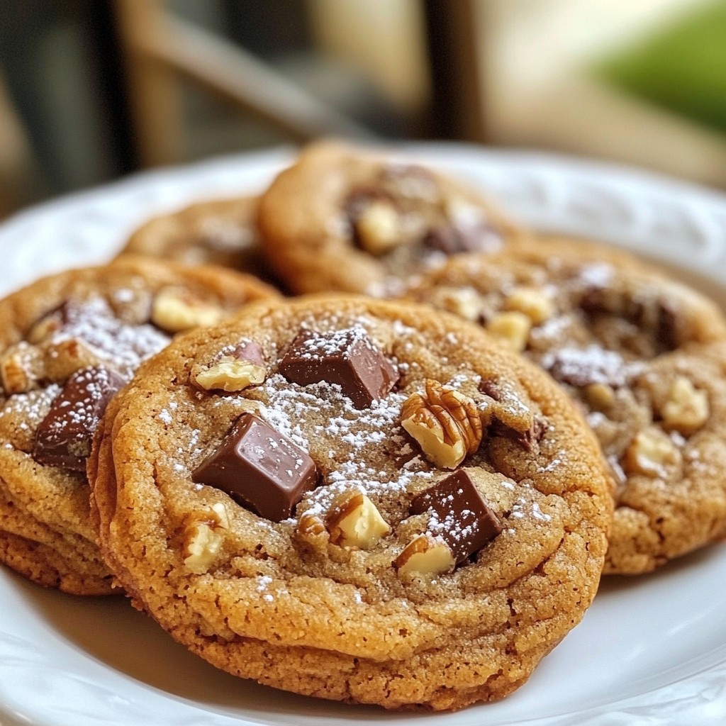 Brown Butter Chocolate Chunk Cookies Delightful Treat