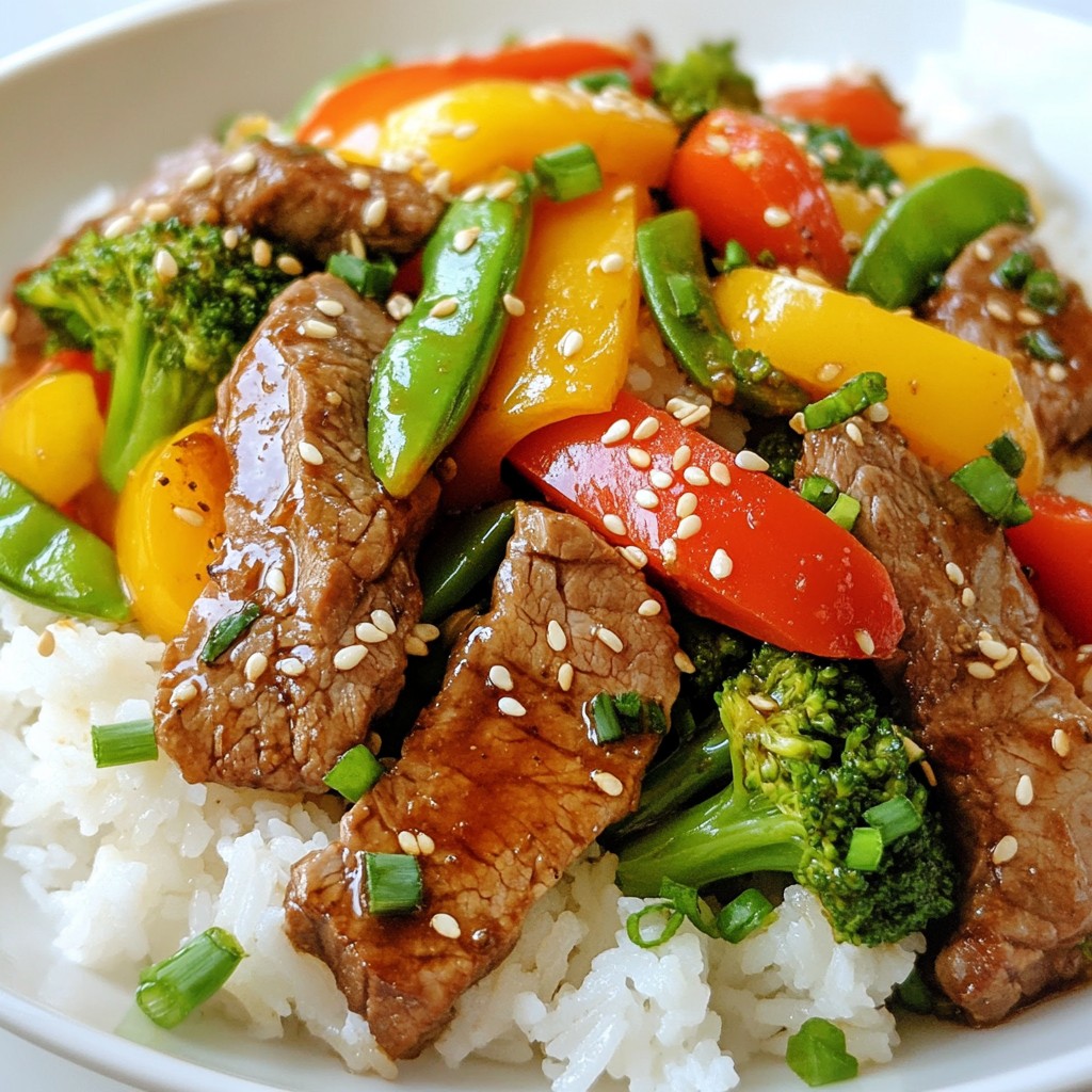 Teriyaki Steak Stir Fry Flavorful Weeknight Dinner