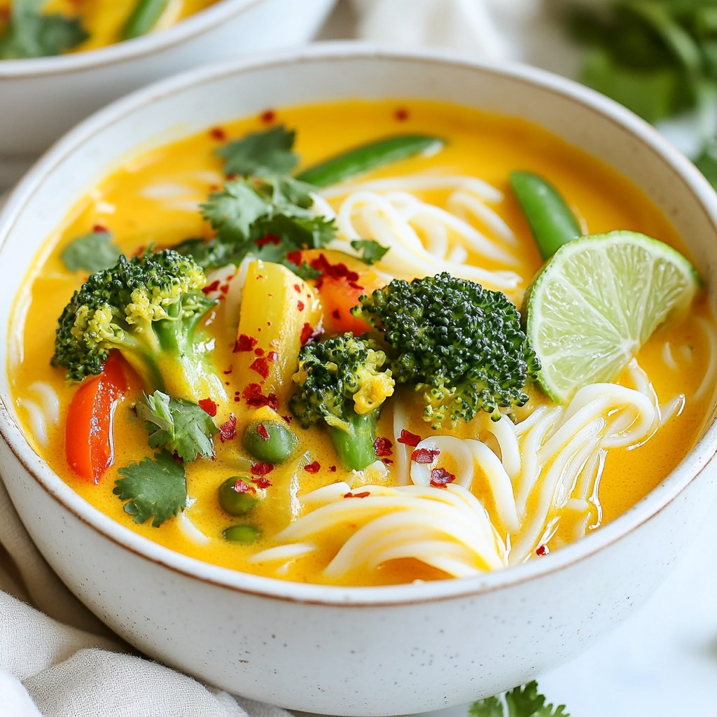 Coconut Curry Noodle Soup Flavorful and Easy Recipe