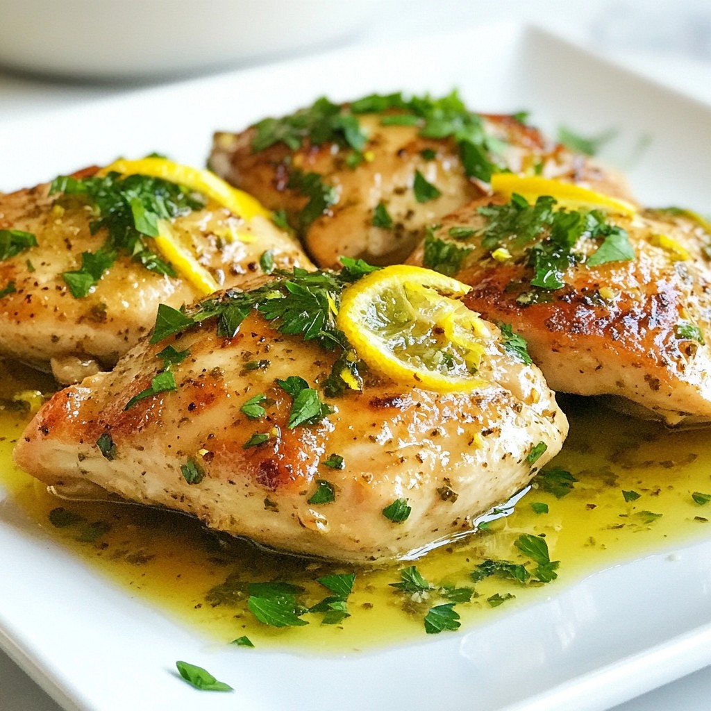 Flavorful Instant Pot Lemon Herb Chicken Breasts