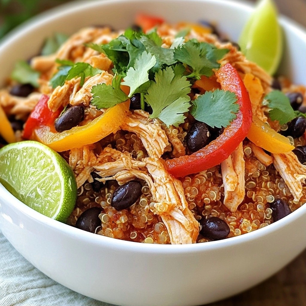 Effortless Dump and Go Chicken Quinoa Bowls Recipe