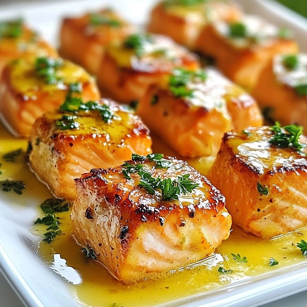 Crispy Instant Pot Garlic Butter Salmon Bites Recipe
