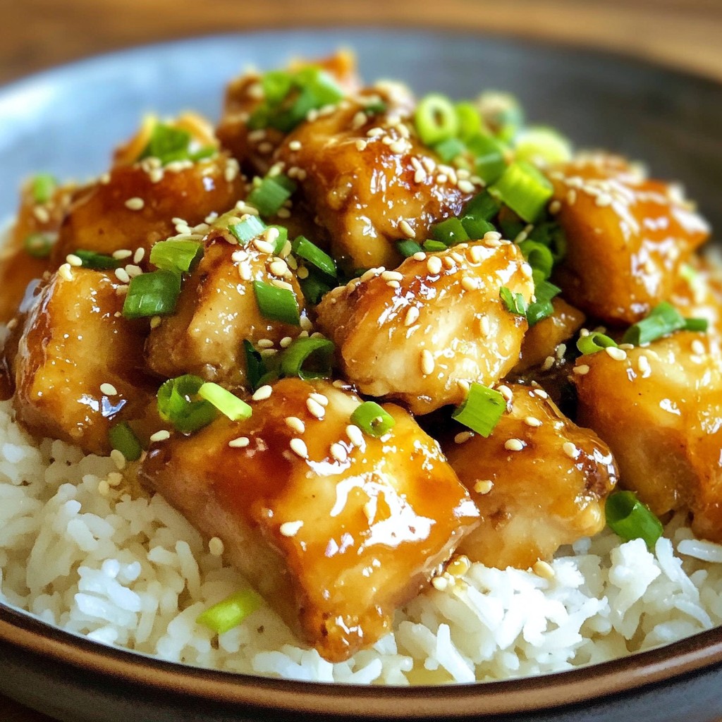 Honey Garlic Sesame Chicken Fast and Flavorful Recipe