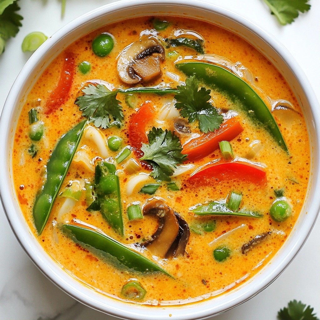 Spicy Instant Pot Thai Red Curry Soup Delight
