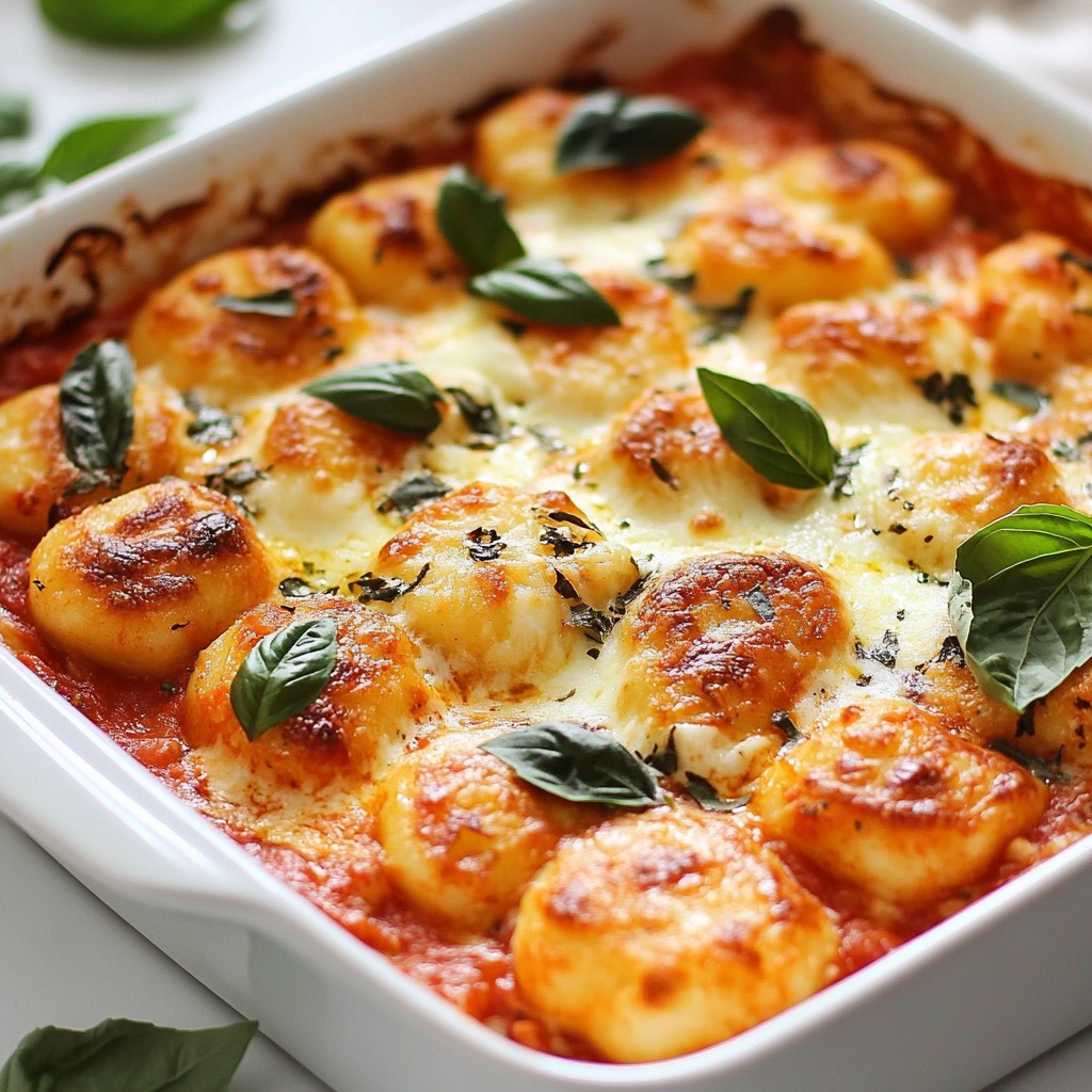 Cheesy Baked Gnocchi Simple and Tasty Comfort Dish