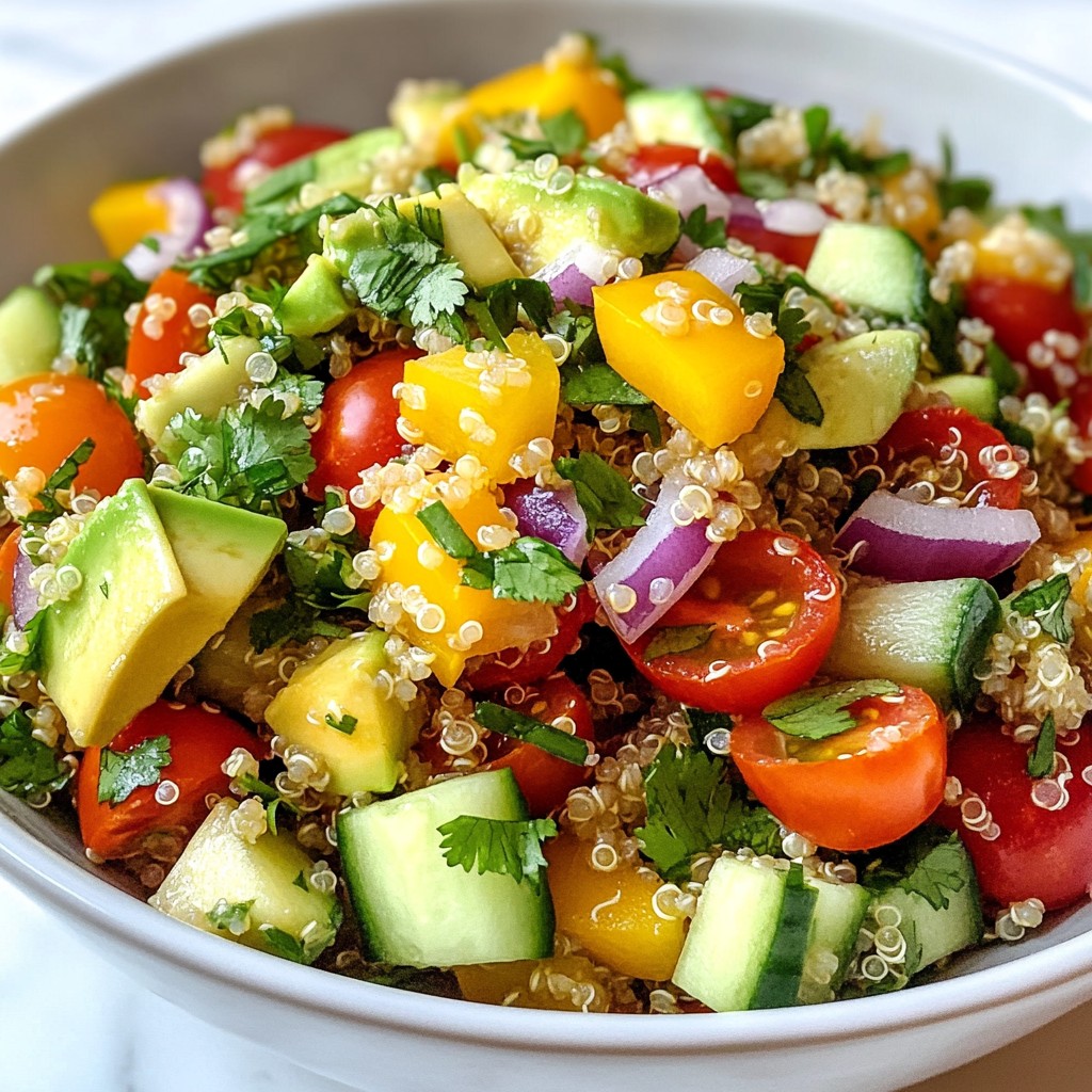 Cilantro Lime Quinoa Salad Nourishing and Fresh Dish