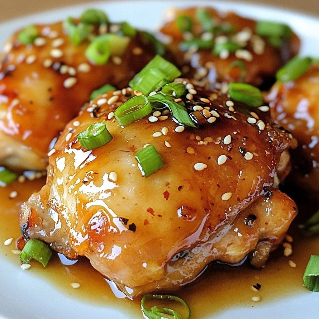 Tender Instant Pot Ginger Honey Chicken Thighs Delight