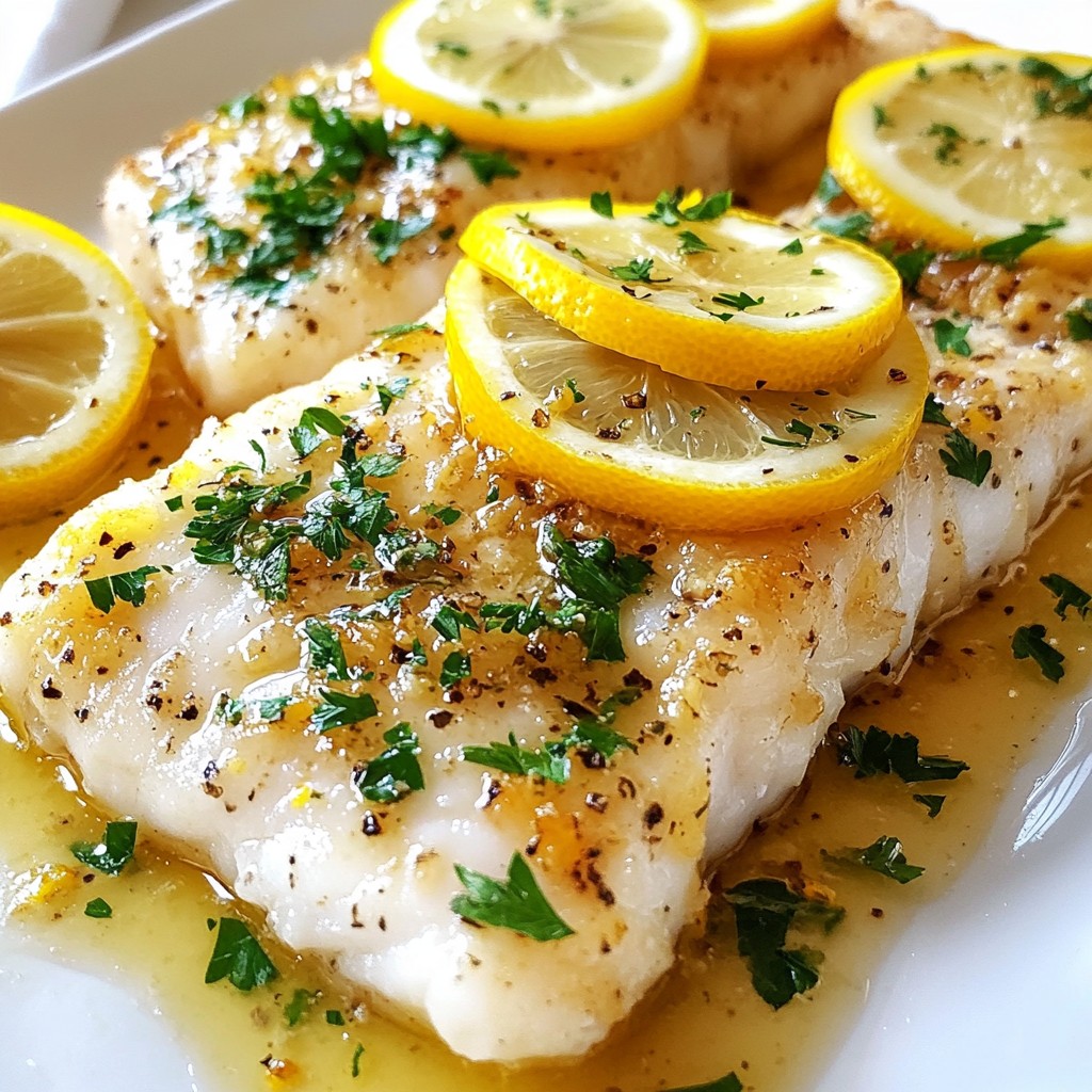 Tender Instant Pot Lemon Butter Cod Fillets Delight