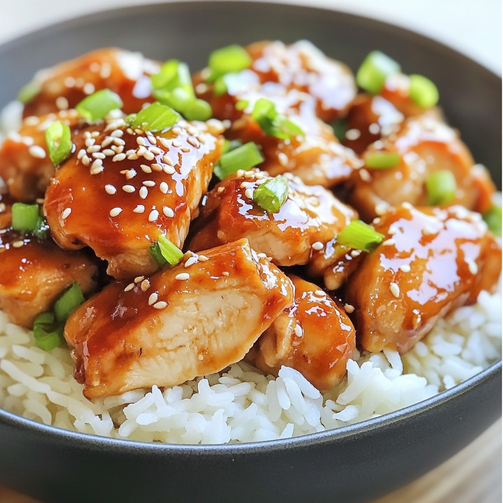 Savory Slow Cooker Honey Garlic Chicken Recipe