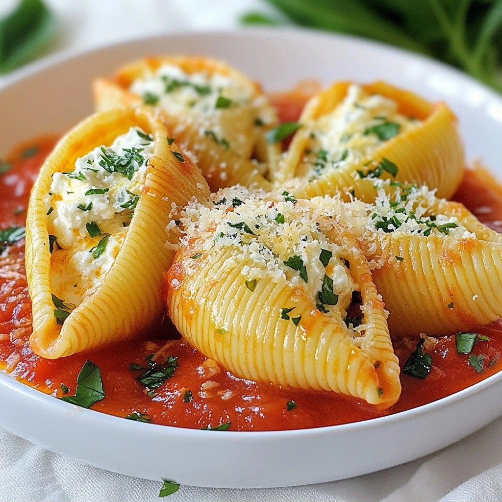 Creamy Instant Pot Herb Ricotta Shells Delight