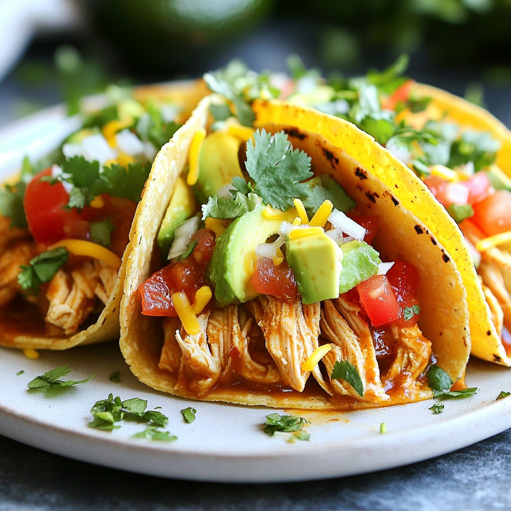 Spicy Instant Pot Chipotle Chicken Tacos Recipe