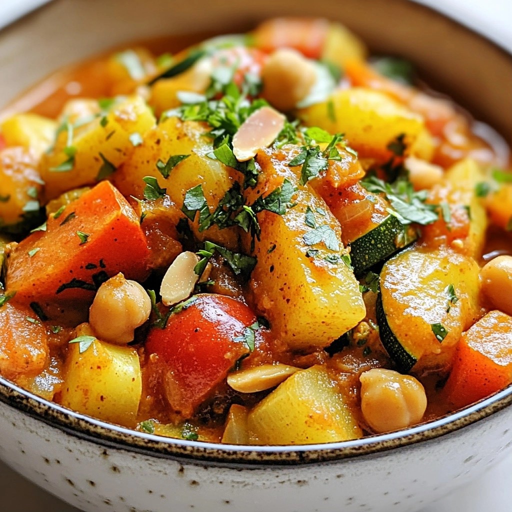 Flavorful Pressure Cooker Moroccan Vegetable Tagine Recipe