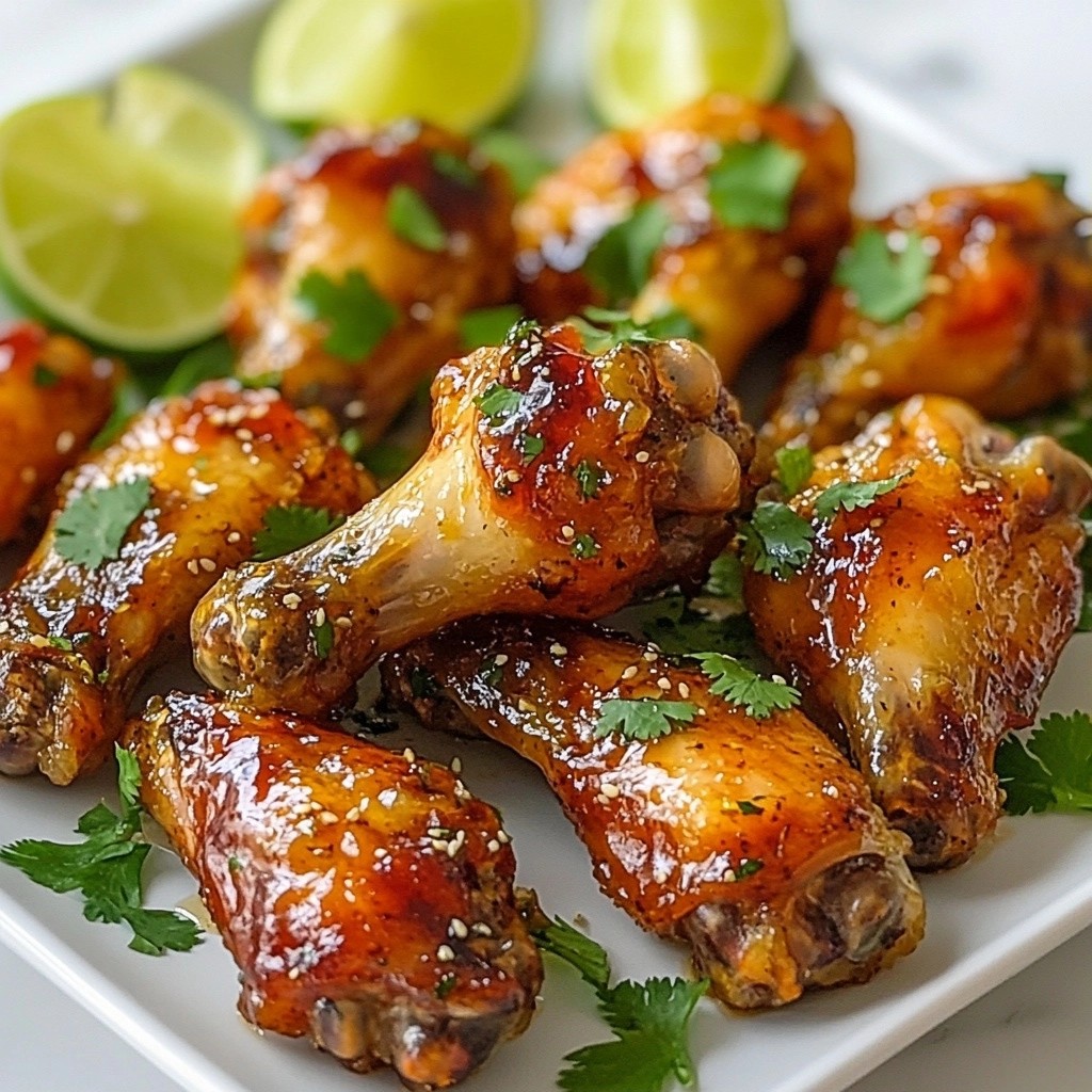 Spicy Instant Pot Garlic Lime Chicken Wings Recipe