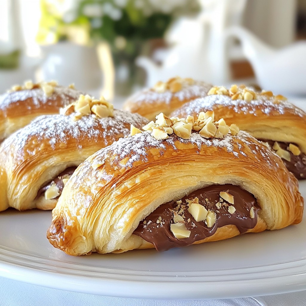 Chocolate Hazelnut Crescents Irresistible Delight
