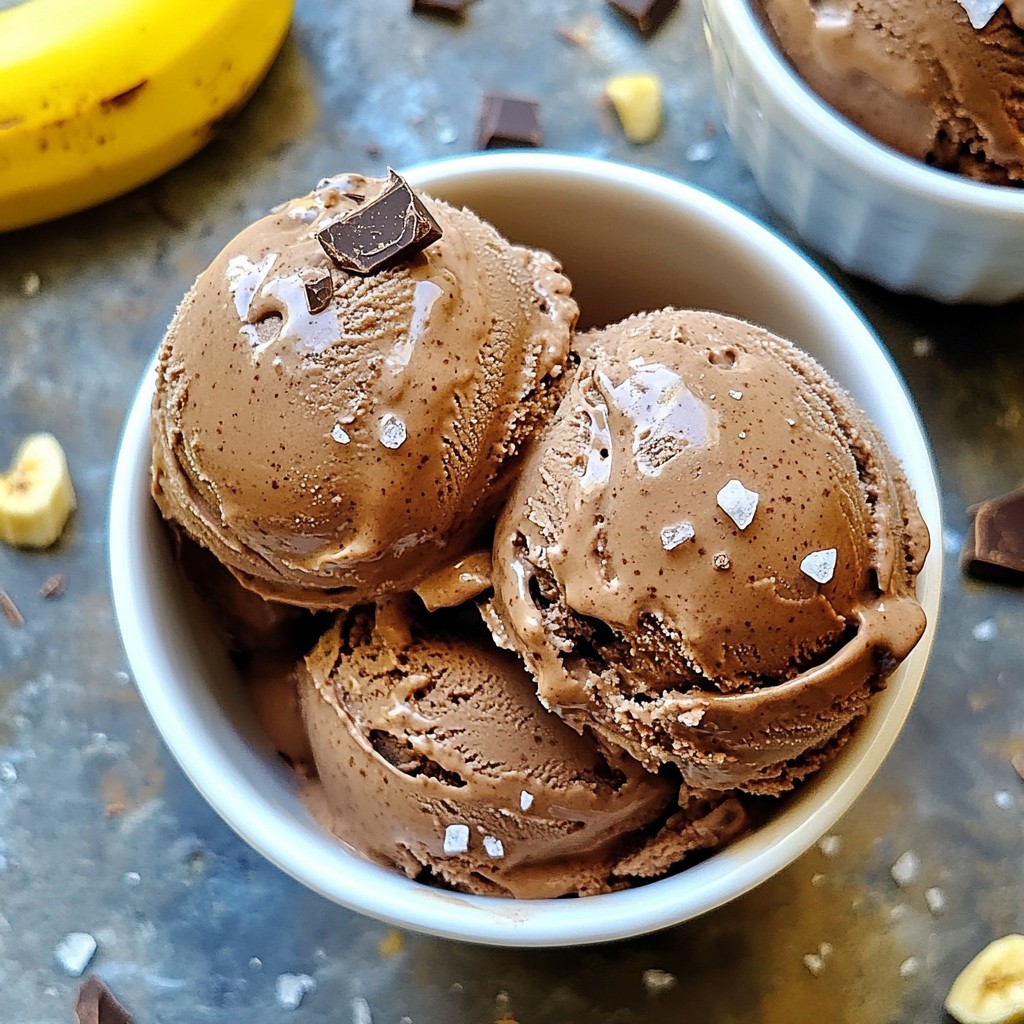Chocolate Chunk Banana Ice Cream Simple Frozen Delight