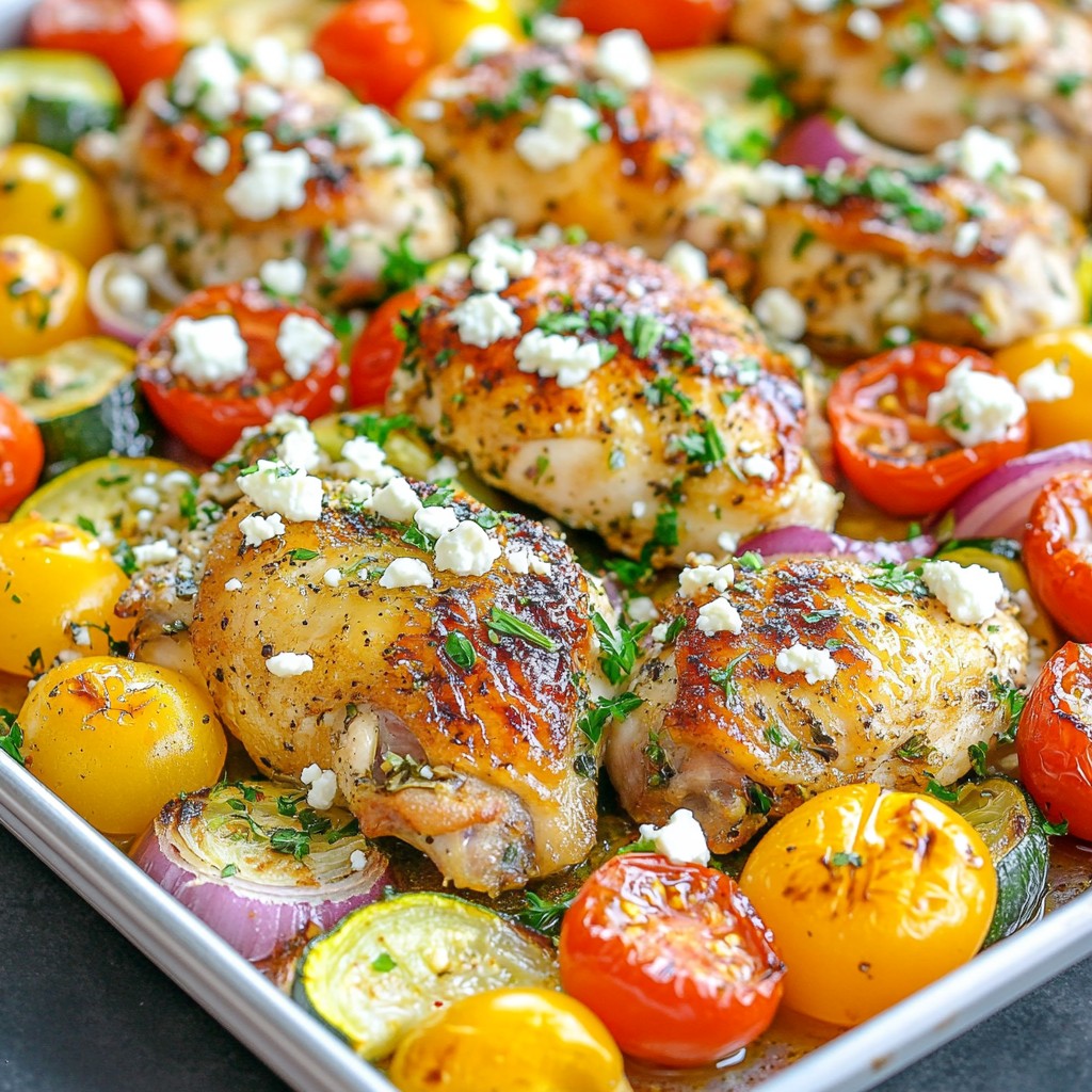 Greek Chicken Sheet Pan Dinner Simple and Flavorful Meal