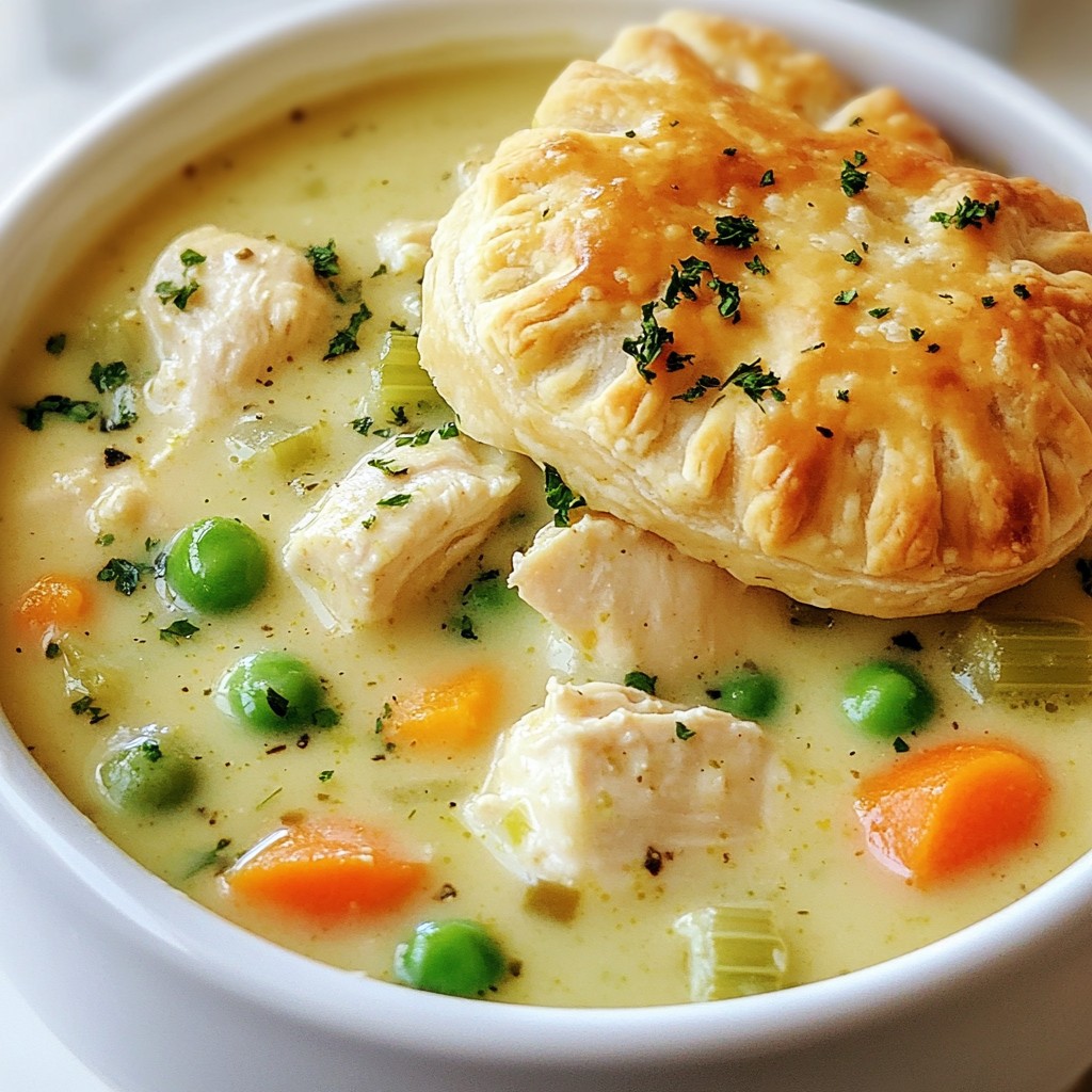 Creamy Chicken Pot Pie Soup Comforting and Simple Meal
