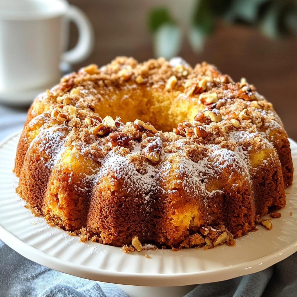 Cinnamon Streusel Coffee Cake Simple and Delicious Treat