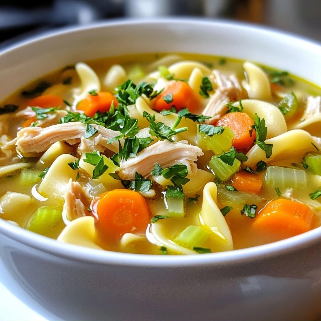 Comforting Pressure Cooker Chicken Noodle Soup Recipe
