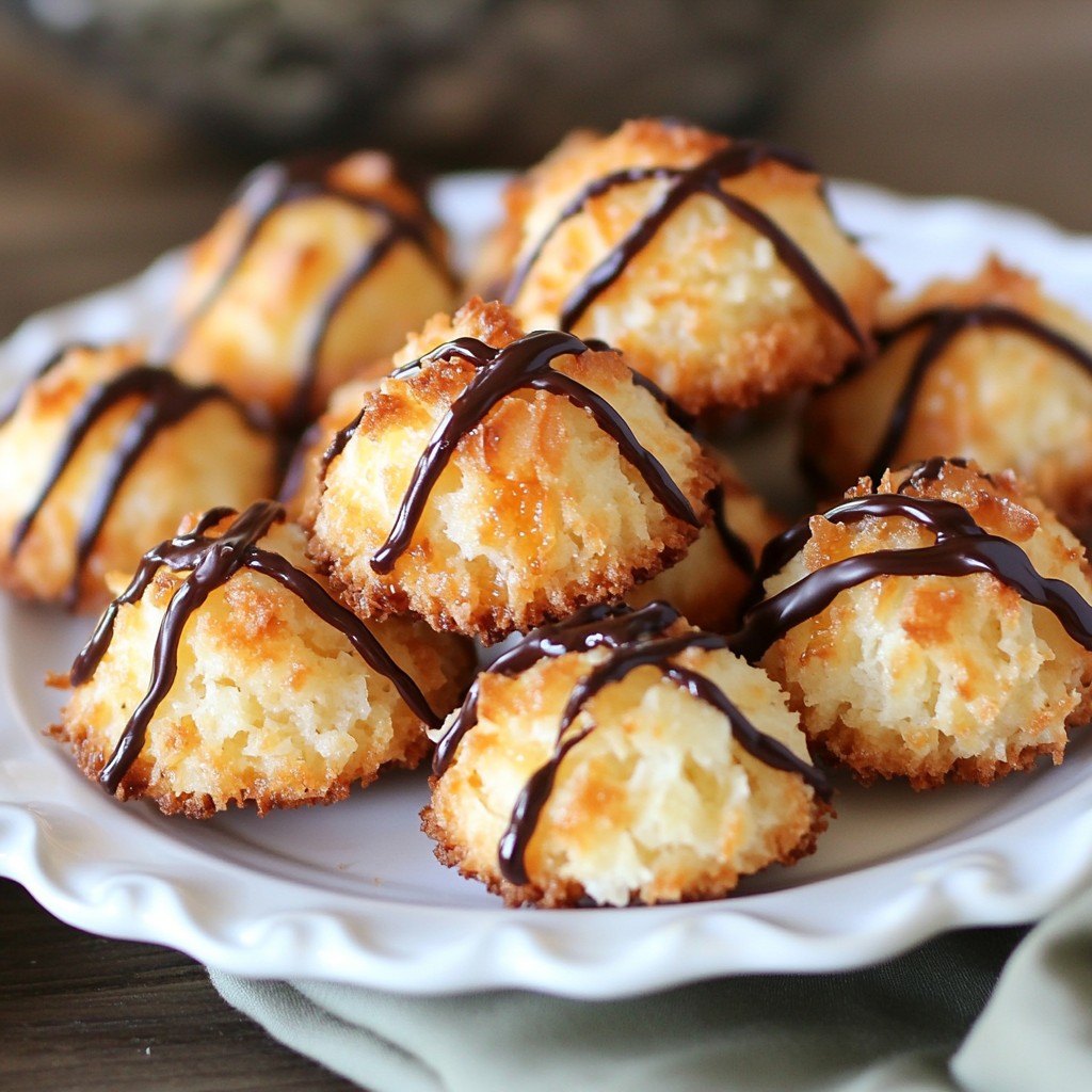 Caramel Coconut Macaroons Delightful and Easy Recipe