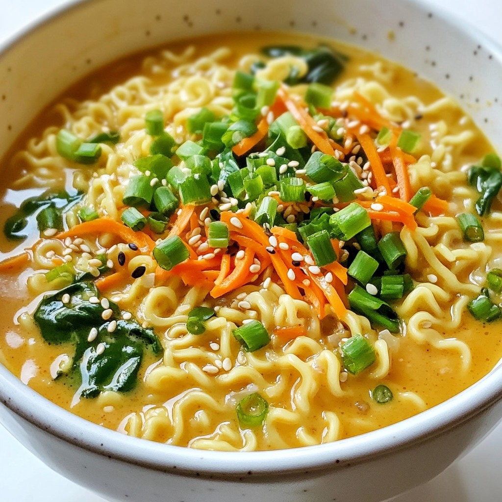 Spicy Almond Butter Ramen Bold Flavor for Dinner