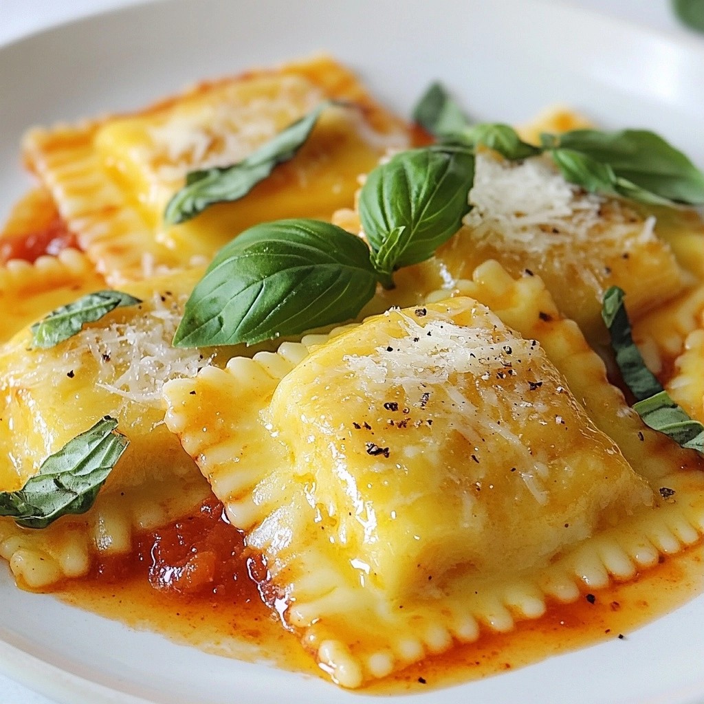 Cheesy Instant Pot Four Cheese Ravioli Delight