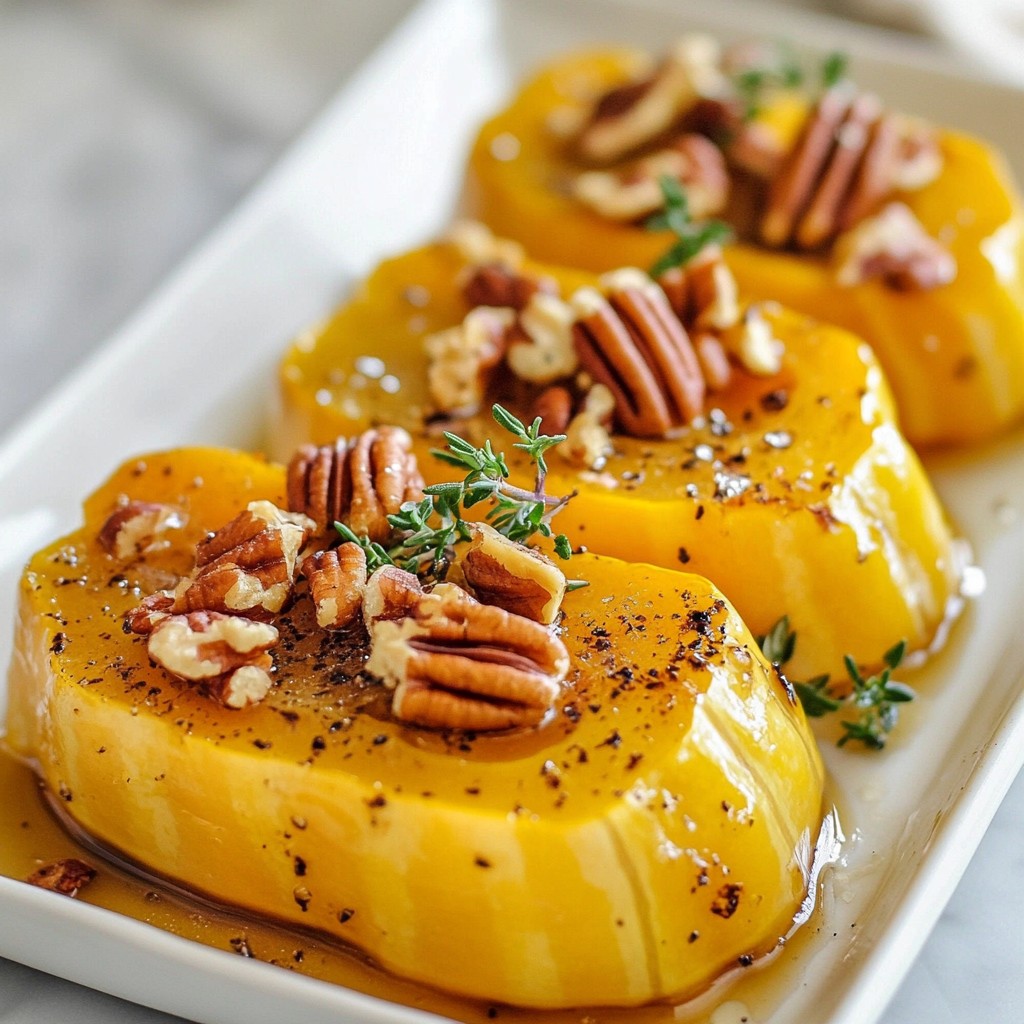 Maple Dijon Roasted Delicata Squash Flavor Sensation