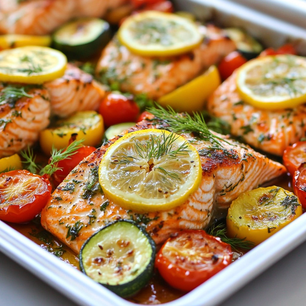 Sheet Pan Lemon Herb Salmon Flavorful and Easy Meal