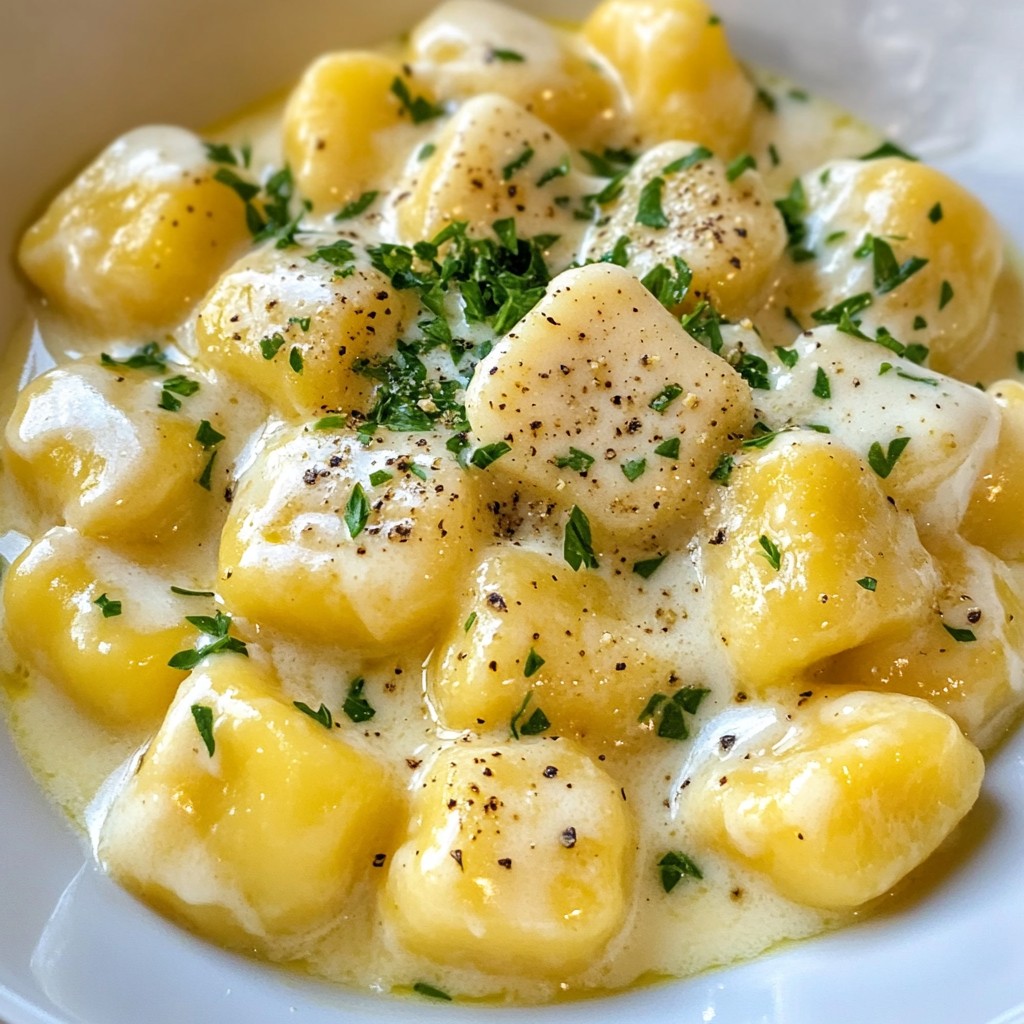 Creamy Garlic Parmesan Gnocchi Flavorful Comfort Dish