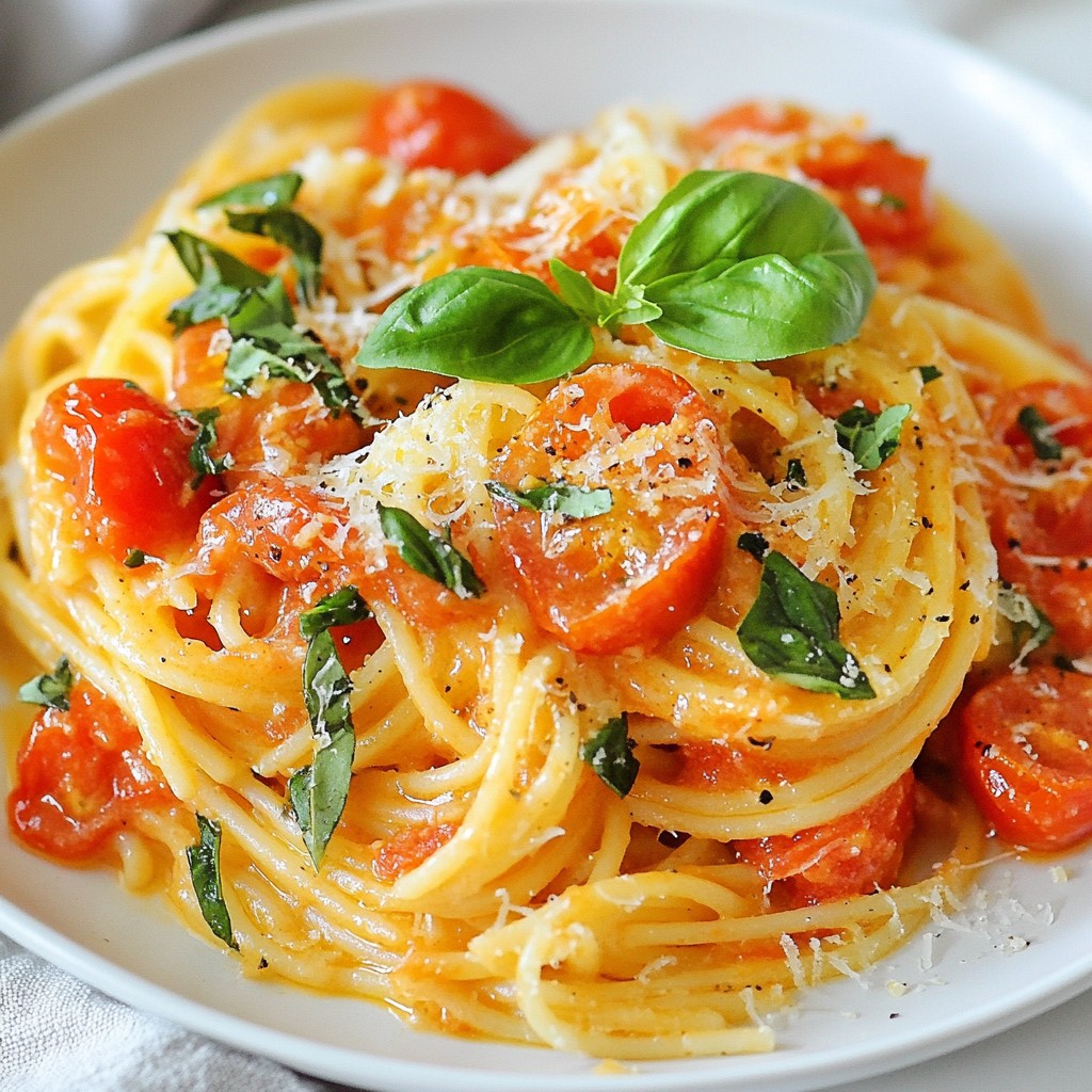 Rich Instant Pot Tomato Basil Pasta Savory Delight