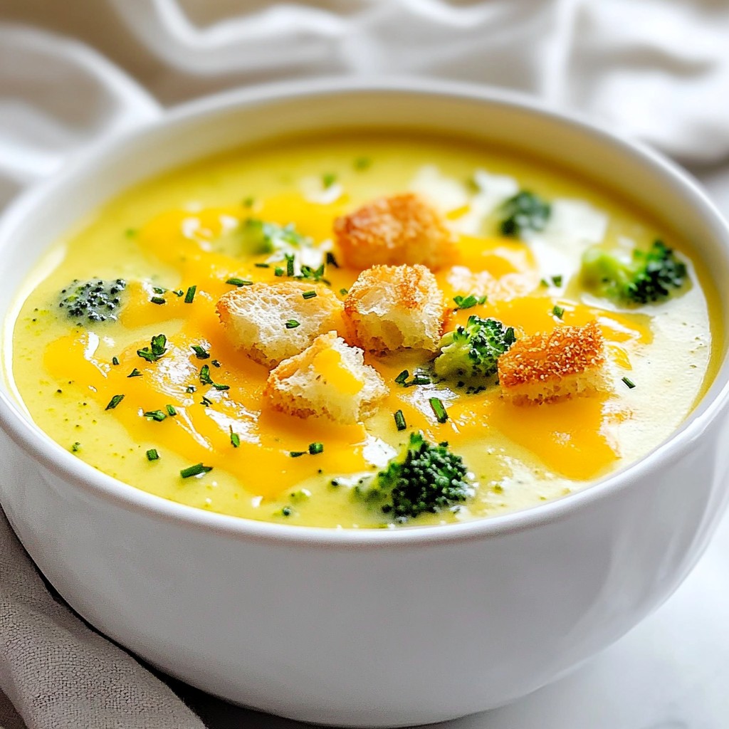 Creamy Instant Pot Broccoli Cheddar Soup Delight