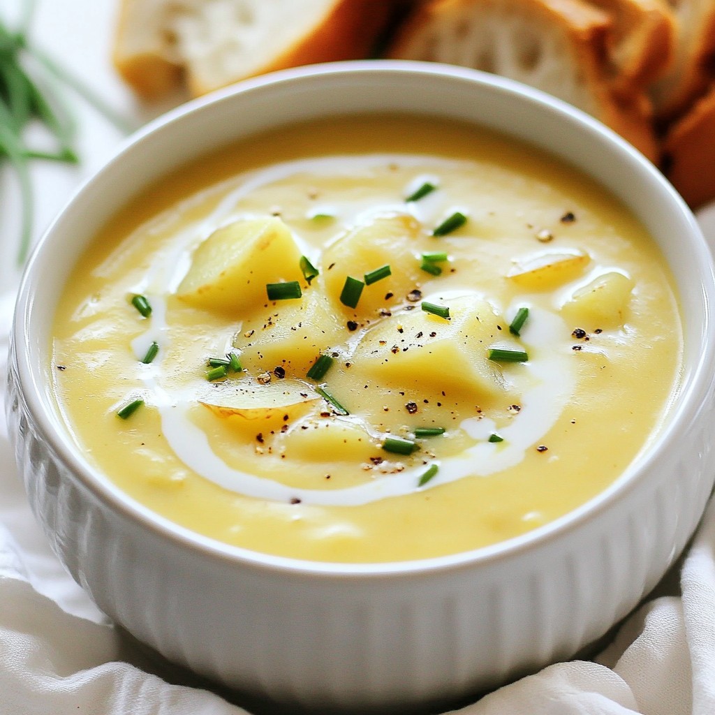Creamy Instant Pot Potato and Leek Soup Delight