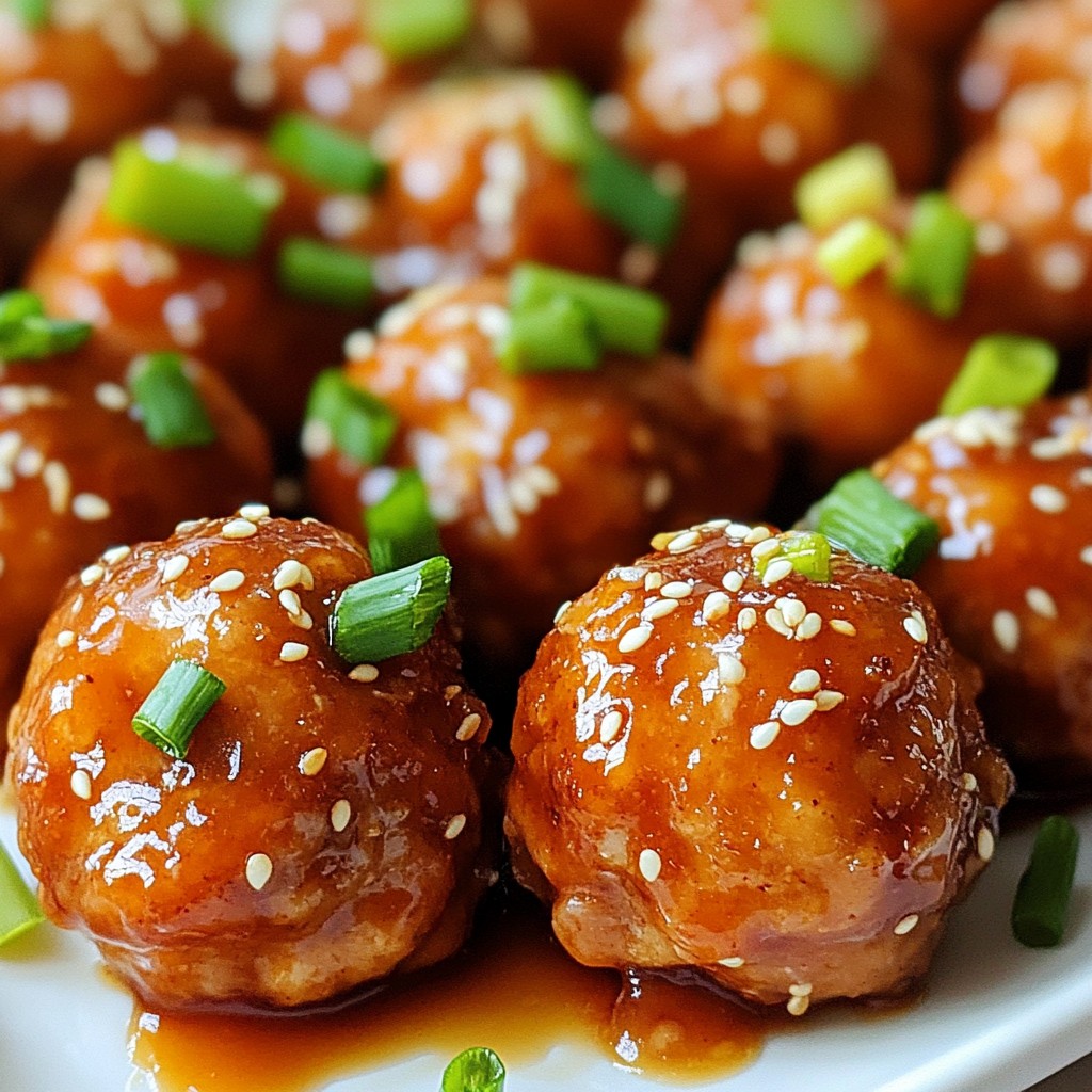 Honey Garlic Glazed Meatballs Savory and Simple Recipe