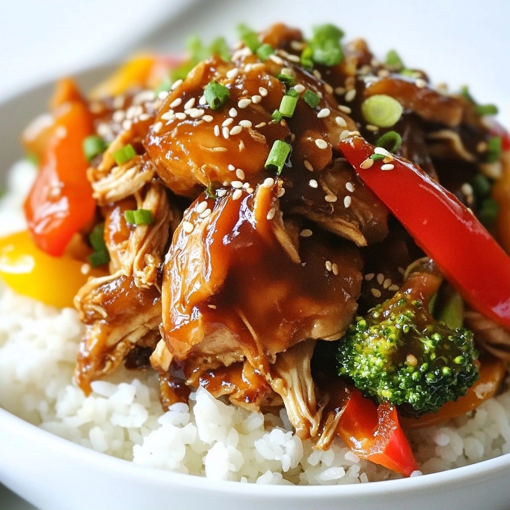 Easy Dump and Go Instant Pot Chicken Teriyaki Meal